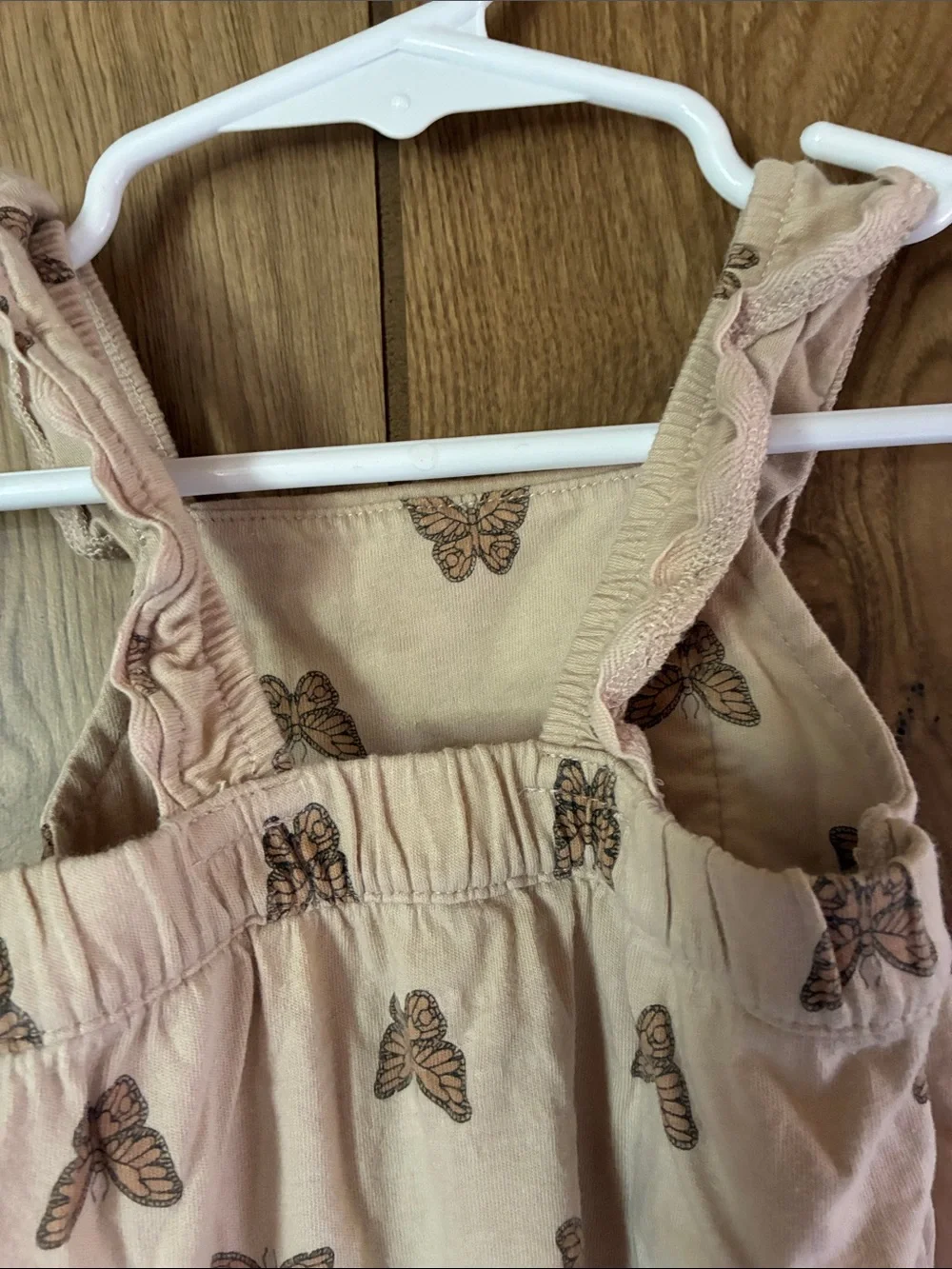 Carter's Light Pink Butterfly Romper